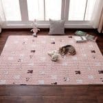 rug for rabbit - pink
