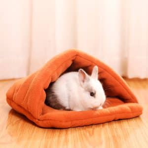 Indoor rabbit house orange