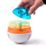 Toy for rabbit with food dispenser