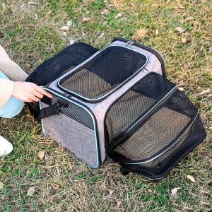 Rabbit carrier with extension