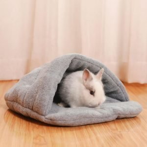 Indoor Rabbit House with Fleece, Your Bun's Cozy Den