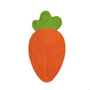 Carrot Rabbit Scratching Post, Sisal Fun for Happy Paws
