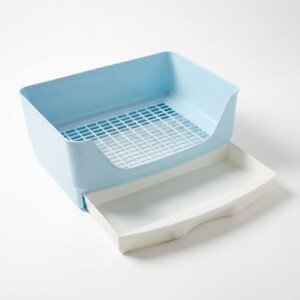 Rabbit Litter Box Blue