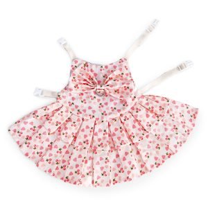 Bunny Harness with Hearts, Cute Outfit and Leash