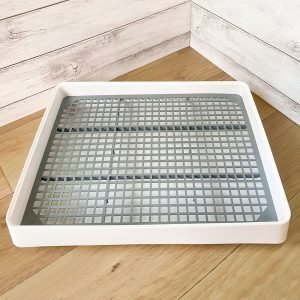 Rabbit Litter Box with Grid, Dry Paws Every Day