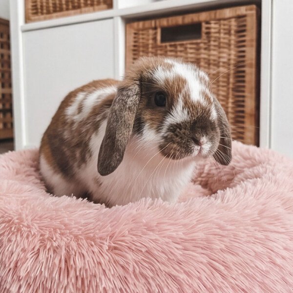 bunny bed cushion