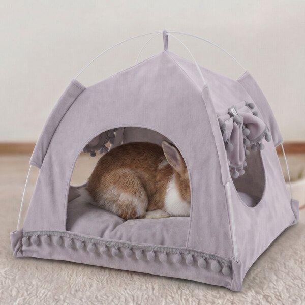 bunny tent grey