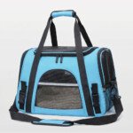 rabbit carrier blue with cushion