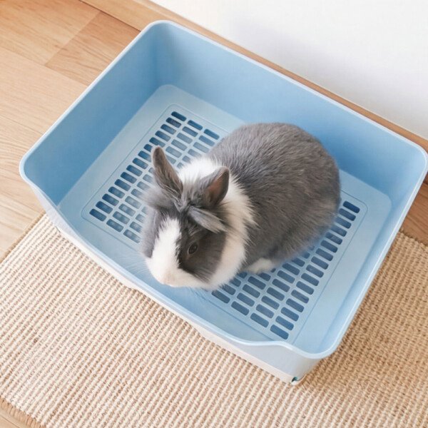 rabbit litter blue