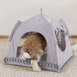 rabbit tent grey