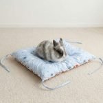 Bunny bed reversible cushion