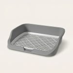 Bunny litter box grey