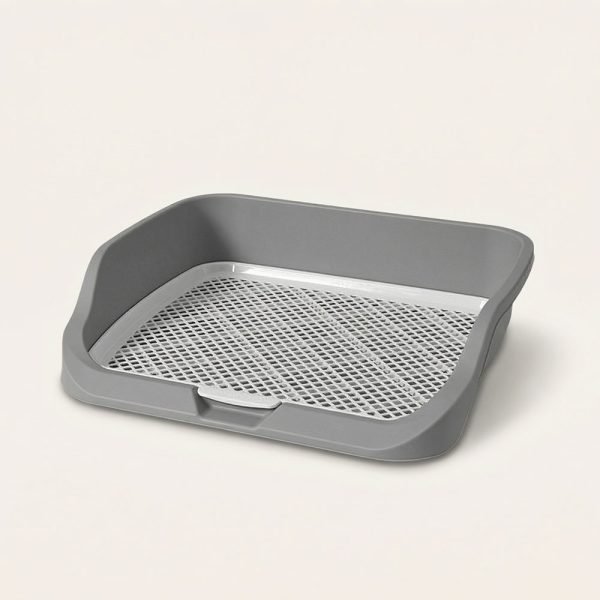 Bunny litter box grey