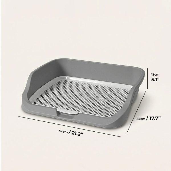 Bunny litter box grey size