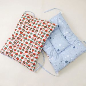 Rabbit bed reversible cushion