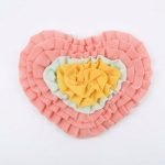 Rabbit foraging mat heart