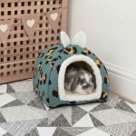 Rabbit house blue hideaway