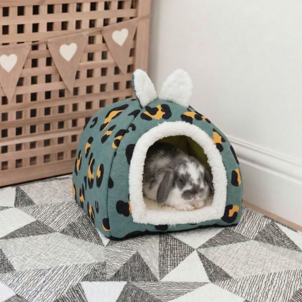 Rabbit house blue hideaway