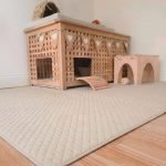 Rabbit mat beige