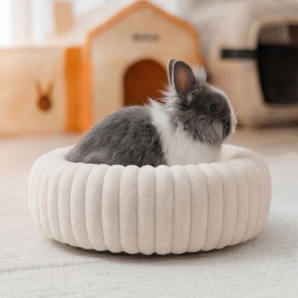bunny bed beige