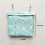 bunny cooling bag blue size