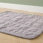 grey small rabbit mat