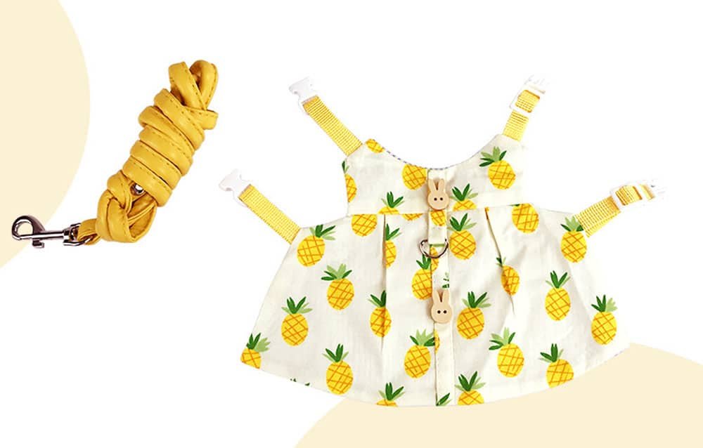 Yellow rabbit harness