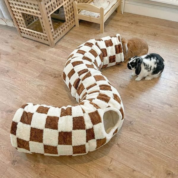 large rabbit tunnel brown