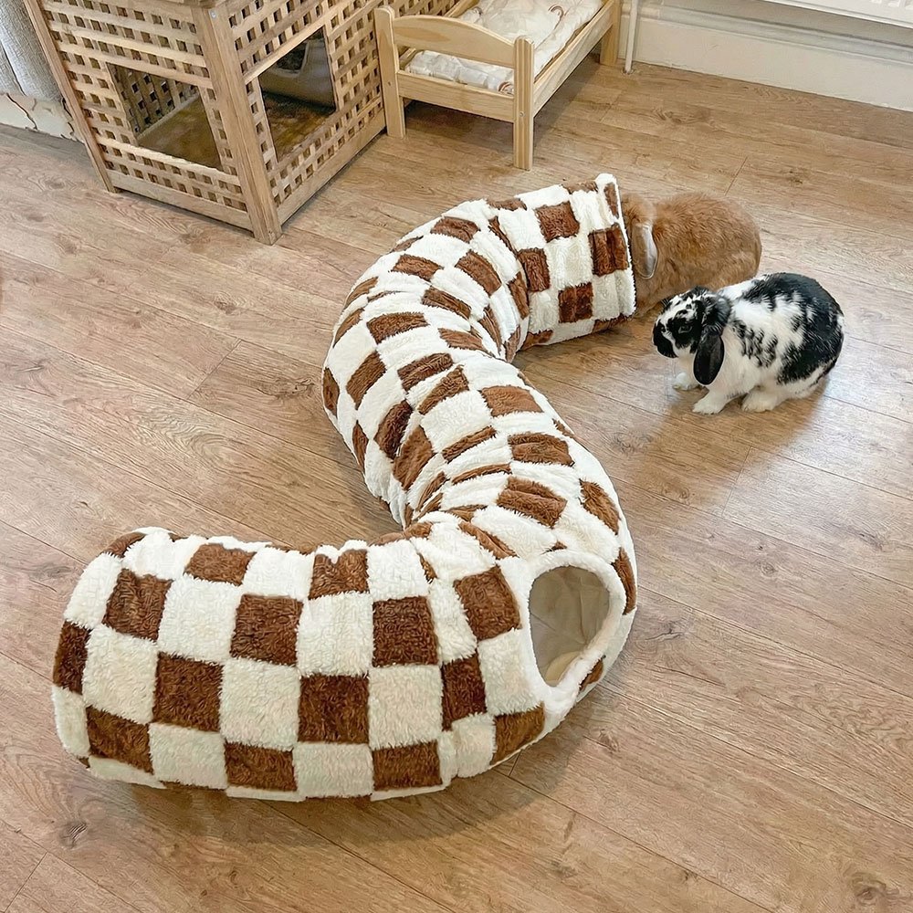 large rabbit tunnel brown