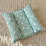 rabbit bed snuggle teal