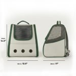 rabbit carrier backpack green size
