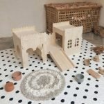 rabbit castle in wood