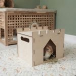 rabbit castle wood house