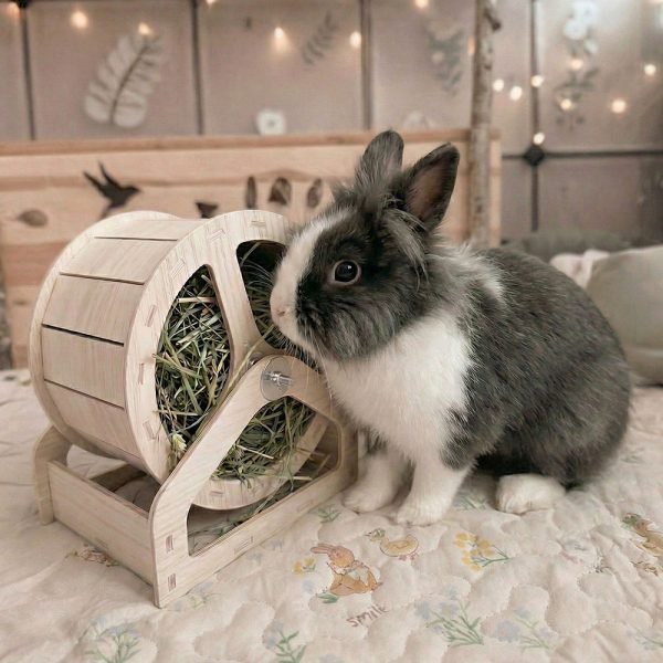 rabbit hay feeder