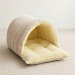 rabbit hideout beige cosy bed