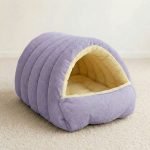 rabbit hideout purple cosy house