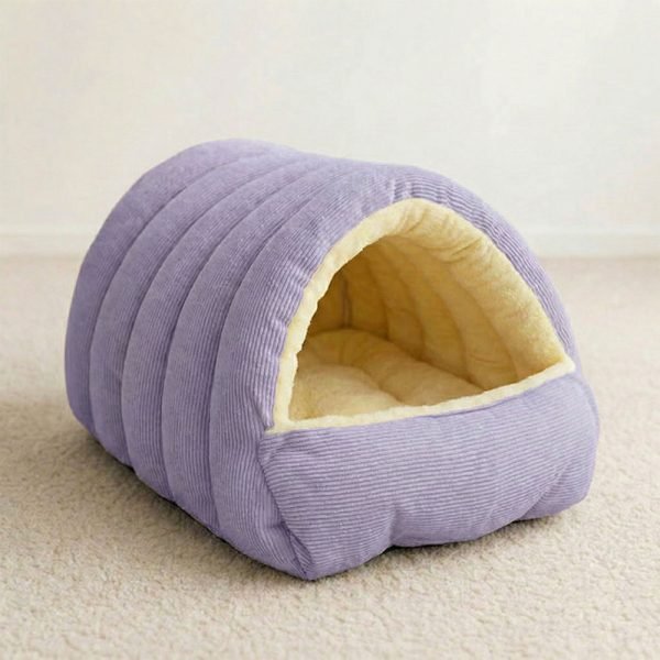 rabbit hideout purple cosy house