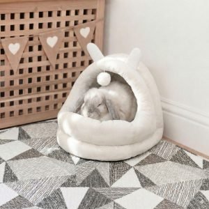 rabbit hideout white soft house