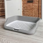 rabbit litter box large with grid