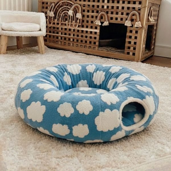 rabbit toy tunnel blue with cloud