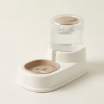 rabbit water bottle dispenser white and brown