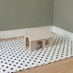 wooden rabbit house