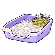 Rabbit litter tray pictogram