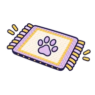 Non-slip rabbit floor pictogram